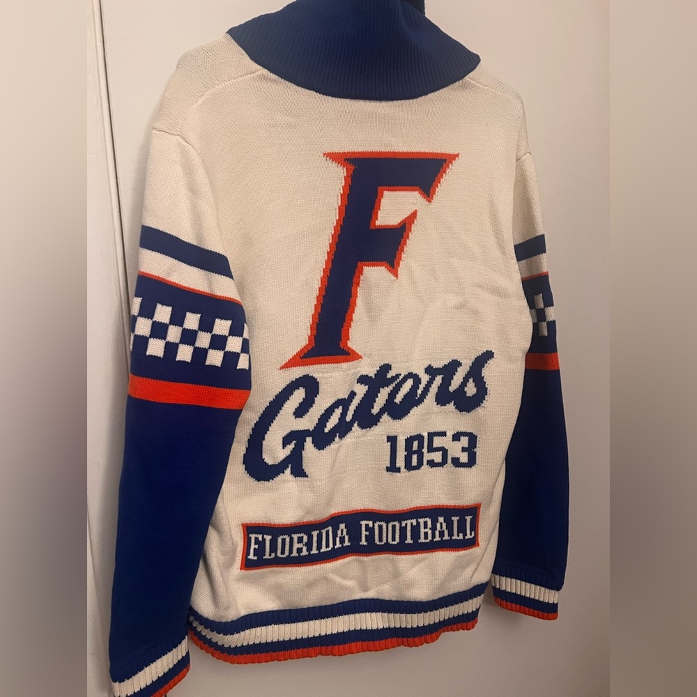 Florida Gators - The Wild Collective - Unisex - Button-Up Jacquard Sweater - M
